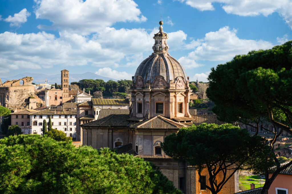Italy church view